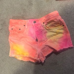 Bright colored shorts ! Size 26 (about a 2)
